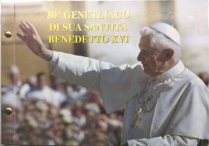 VATICAN 2 EURO 2007- POPE BENEDICT XVI + STAMP